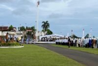 Suasana upacara Hari Jadi Ternate (HAJAT) ke-775 yang sarat makna di Kedaton Kesultanan Ternate [Foto : sukarsi/kasedata]