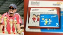 Ketua PSSI Ternate, Fhandy Mahmud/Tabungan Pelajar Bank Mandiri [dok : kasedata]