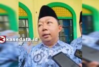Ketua PGRI Kota Ternate, Dr. Rizal Marsaoly, kepada wartawan usai peringatan HUT PGRI di Duafa Center [dok : kasedata]