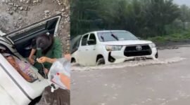 Kondisi pasien guru SD saat ditangani tim medis puskesmas doruma dalam proses berjuang ke RSUD Tobelo