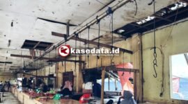 Kondisi tempat pedagang daging di pasar Gamalama Kota Ternate [Foto : sukarsi/kasedata]