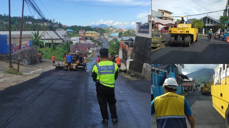 Progres pekerjaan di ruas jalan Facei dan Ubo-Ubo [ dok : kasedata]