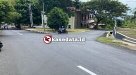 Pasca perbaikan jalan oleh BPJN Maluku Utara di lingkungan kampus Unkhair [dok : kasedata.id]