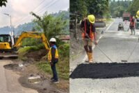 Perbaikan sejumlah ruas oleh BPJN Malut demi kelancaraan mobilitas masyarakat dalam momentum perayaan natal dan tahun baru [dok : kasedata]