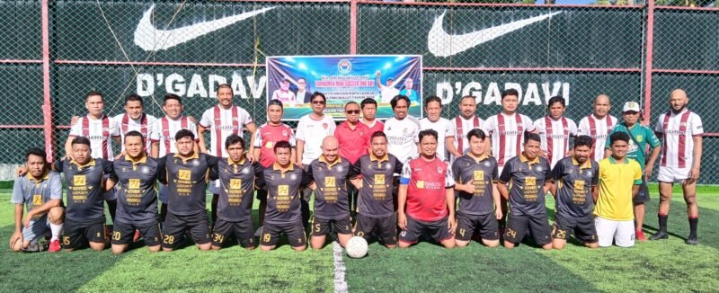 Laga pembuka yang mempertemukan KAHMI Malut Vs Harita Grup. || dok : Sukarsi/Kasedata