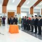 Prosesi pelantikan kepada 8 pejabat yang berlangsung di Aula Kantor Bupati Halsel [Ridal/kasedata]
