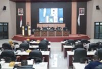 Suasan rapat paripurna ke-3 dan ke-4 masa persidangan II Tahun Sidang 2026 di Kantor DPRD Kota Ternate