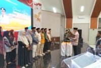 Prosesi pelantikan pengurus KB PII Kabupaten Halmahera Selatan periode 2025–2029 [Foto : ridal/kasedata]