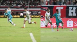 Laga antara Malut United vs PSBS Biak di Stadion Gelora Kie Raha pada musim 2024-2025 [Foto : Arkana ]