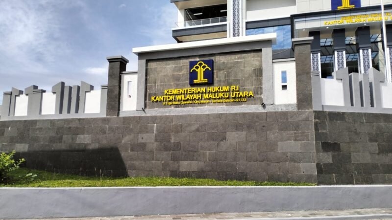 Gedung Kanwil Kemenkum Malut yang berada di Kelurahah Kalumata, Kota Ternate [Foto : sukarsi/kasedata]