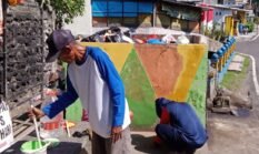 DLH Cat Ulang TPS, Perkuat Fungsi Edukasi dan Estetika Kota Ternate