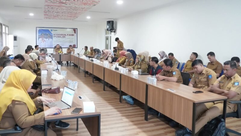 Forum Konsultasi Publik Rencana Kerja Pemerintah Daerah (RKPD) Kota Ternate Tahun 2027 yang digelar di Auditorium Bappelitbangda Kota Ternate