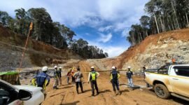 Salah satu tambang beroperasi di Kabupaten Halmahera Timur yang merupakan anak perusahaan Harum Energy [dok : kasedata]