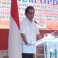 Wakil Bupati Halmahera Selatan, Helmi Umar Muchsin, saat membuka Forum OPD terkait penyusunan RKPD 2027 [Foto : ridal/kasedata]