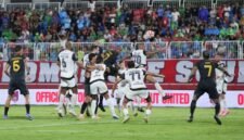 Laga Malut United melawan Persija Jakarta pada laga pekan ke-23 BRI Super League 2025–2026 yang berlangsung di Stadion Gelora Kie Raha [Foto : official malutunited]