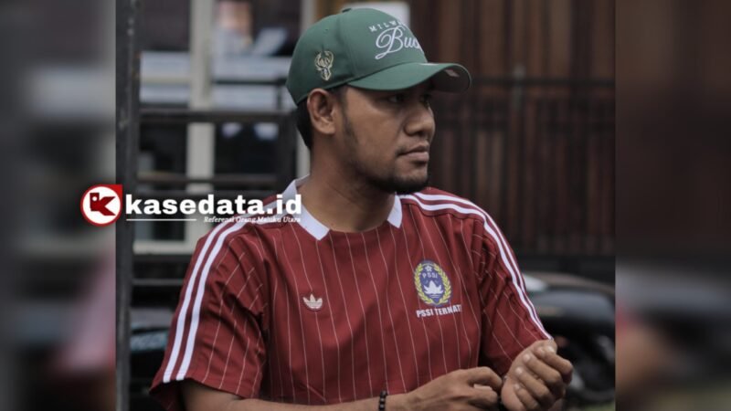 Wakil Ketua PSSI Ternate, Zulkifli Tuguira [dok : kasedata]