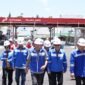 Wakil Gubernur Maluku Utara, Sarbin Sehe dan rombongan disambut langsung Manager PT Pertamina Patra Niaga Ternate, Giyanto, bersama Aviation Fuel Terminal (AFT) Manager Babullah Winaryanto, Sales Area Manager Dion Chandra saat melaksanakan Sidak. || dok : Adpim Malut