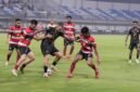 Laga Madura United vs Malut United yang berlangsung di Stadion Gelora Madura Ratu Pamelingan [Foto : official malutunited]