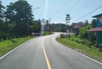 Salah satu ruas jalan yang dikerjkan BPJN Malut meliputi ruas Kao–Boso–Sidangoli–Sp Dodinga–Bobaneigo–Ekor [dok : kasedata]