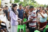 Gubernur Malut Sherly Tjoanda saat berada di Kabupaten Halmahera Timur. || dok : Ilham/Kasedata