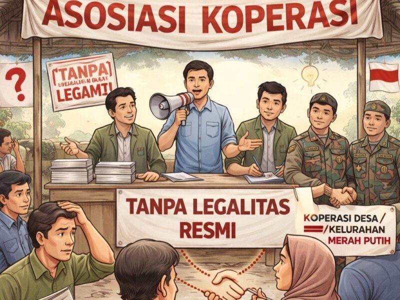 Ilustrasi gambar aktifitas asosiasi yang tidak memiliki legalitas hukum yang pasti. || dok : Istimewa