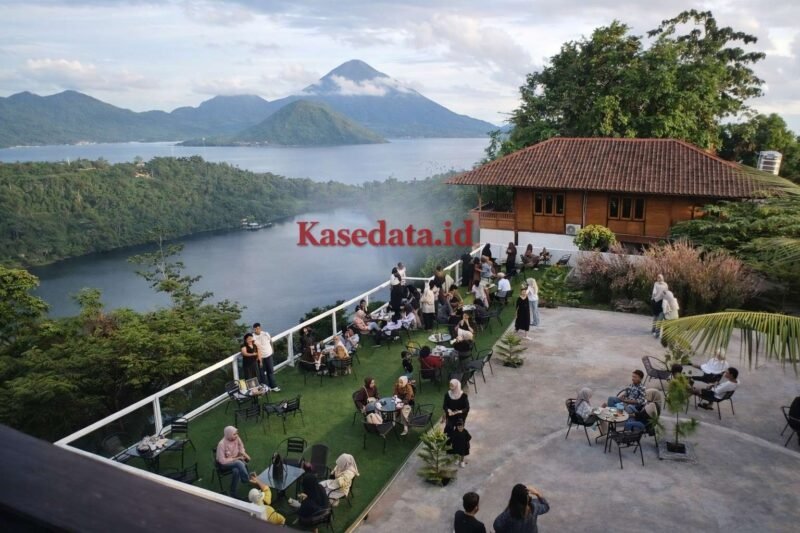 Suasana Vila Lago Montana yang ramai dikunjungi. || dok : Kasedata