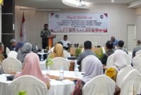 Kadri Laetje mewakili Gubernur Malut Sherly Tjoanda membuka kegiatan Rapat Koordinasi Teknis (Rakornis) Persiapan dan Mekanisme Pelaksanaan Pengukuran Indeks Harmoni Indonesia (IHaI) 2026. || dok : Ilham/Kasedata