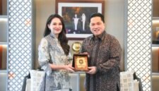 Gubernur Malut Sherly Tjoanda usai menemui Menteri Pemuda dan Olahraga, Erick Thohir. || dok : Humas/Adpim Malut