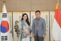 Gubernur Maluku Utara Sherly Tjoanda temui Duta Besar Republik Korea untuk Indonesia, Y.M. Yoon Soon-gu, di Kantor Kedutaan Besar Republik Korea, Jakarta. || dok : Humas/Adpim Malut
