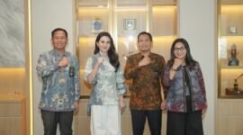 Gubernur Maluku Utara, Sherly Tjoanda usai bertemu Direktorat Jenderal Badan Peradilan Militer dan Peradilan Tata Usaha Negara di Jakarta. || dok : Humas/Adpim Malut