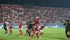 Laga Bali United melawan Malut United yang berlangsung di Stadion Kapten I Wayan Dipta 