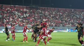 Laga Bali United melawan Malut United yang berlangsung di Stadion Kapten I Wayan Dipta 