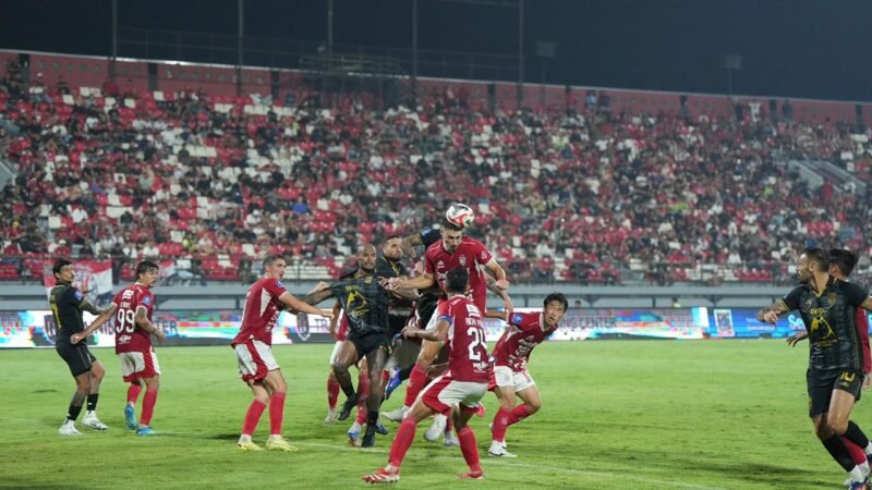 Laga Bali United melawan Malut United yang berlangsung di Stadion Kapten I Wayan Dipta 