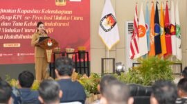 Gubernur Maluku Utara, Sherly Tjoanda dalam kegiatan peresmian (launching) kantor baru KPU Maluku Utara. || dok : Humas/Adpim Malut