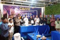 Kaukus Parpol Maluku Utara bersama Gubernur, Ketua KPU RI dan Ketua Komisi II DPR RI. || dok : Kasedata