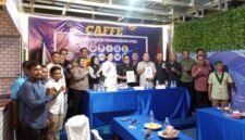 Kaukus Parpol Maluku Utara bersama Gubernur, Ketua KPU RI dan Ketua Komisi II DPR RI. || dok : Kasedata