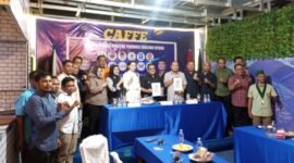 Kaukus Parpol Maluku Utara bersama Gubernur, Ketua KPU RI dan Ketua Komisi II DPR RI. || dok : Kasedata