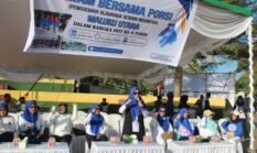 Dipimpin Rusni Sarbin, Senam PORSI Malut Diserbu Warga Ternate