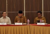 Wakil Gubernur Maluku Utara, Sarbin Sehe dihadapan Badan Aspirasi Masyarakat (BAM) DPR RI menyampaikan sejumlah catatan penting, salah satunya terkait urgensi Undang-Undang Kepulauan. || dok : Adpim Malut