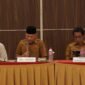 Wakil Gubernur Maluku Utara, Sarbin Sehe dihadapan Badan Aspirasi Masyarakat (BAM) DPR RI menyampaikan sejumlah catatan penting, salah satunya terkait urgensi Undang-Undang Kepulauan. || dok : Adpim Malut
