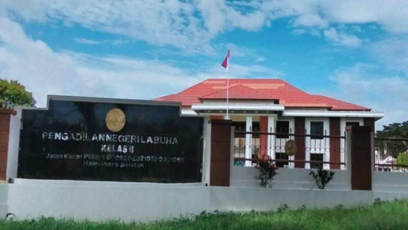 Kantor Pengadilan Negeri Labuha Kelas II [Foto : istimewa]