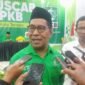 Ketua DPW PKB Maluku Utara, Jasri Usman, saat diwawancarai [Foto : iin/kasedata]