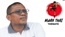 Ketua Umum KONI Kota Ternate, Faujan A. Pinang/Ilustrasi logo Muaythai Ternate [dok : kasedata]