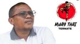 Ketua Umum KONI Kota Ternate, Faujan A. Pinang/Ilustrasi logo Muaythai Ternate [dok : kasedata]