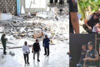 Kepala Disperkimtan Kota Ternate, Tonny S. Pontoh, ketika melakukan pendataan kerusakan di Pulau Batang Dua [dok : kasedata]