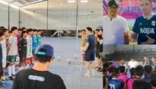 Talent Detection Futsal U-17 Road to Spain 2026 yang berlangsung di Lapangan Futsal Jati, Kota Ternate [Foto : kasedata]