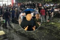 Aksi pedagang/Sekda Kota Ternate saat diwawancarai media[Foto : angga/kasedata]