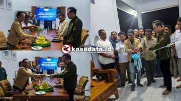 Peresmian sekretariat PERHAPI Maluku Utara oleh Wakil Ketua Umum, Ir. Resvani [dok : kasedata]