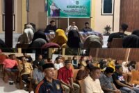 Titik terakhir reses Muhajirin Bailussy di Desa Gam Ici, Kecamatan Ibu, Kabupaten Halbar. || dok : Kasedata