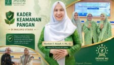 Ketua PW Fatayat NU Maluku Utara, Mardiah Z. Hanafi, menyebut keterlibatan kader Fatayat dalam program BPOM bukan sekadar partisipasi biasa, melainkan bentuk kepercayaan besar terhadap kapasitas perempuan muda Maluku Utara dalam membangun kesadaran publik di bidang kesehatan dan keamanan pangan. || dok : Kasedata
